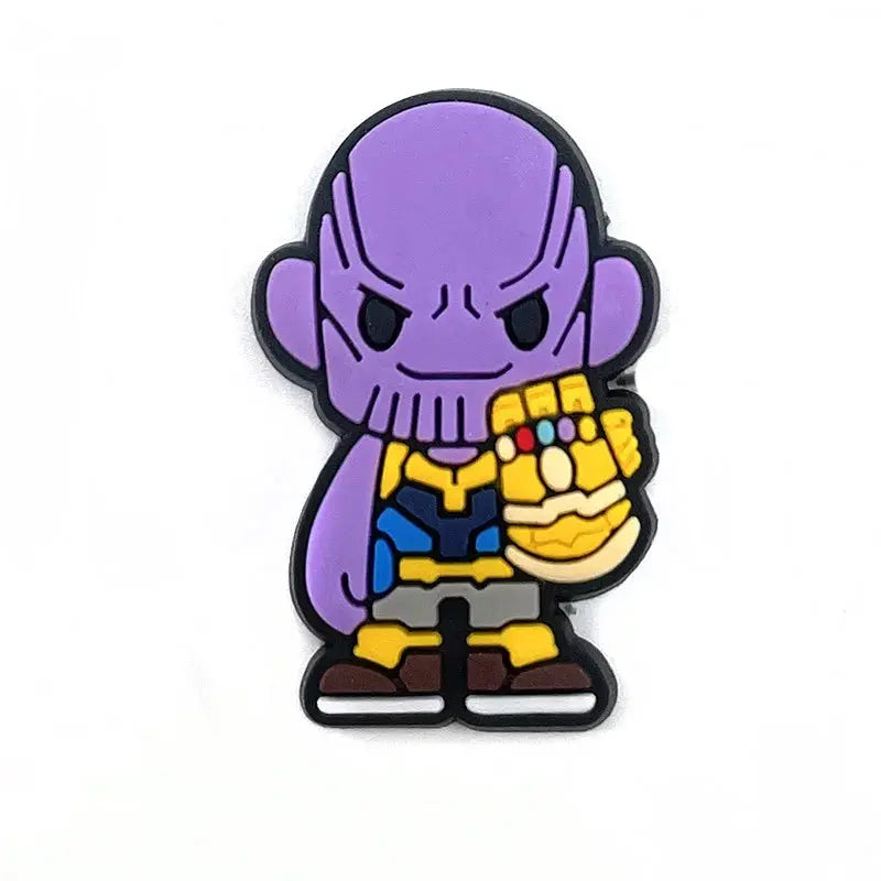 28styles Movies Super Hero Shoe Charms for Clogs Sandals Decorations shoes Accessories PVC Charms Cartoon Kids Gifts Cheeky Fantail Finds