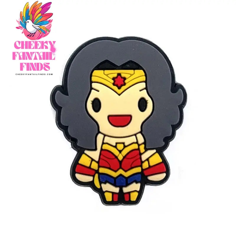 28styles Movies Super Hero Shoes charms for Clogs Sandals Decorations PVC shoes Accessories Cartoon 3D Badges Kids Gifts Cheeky Fantail Finds