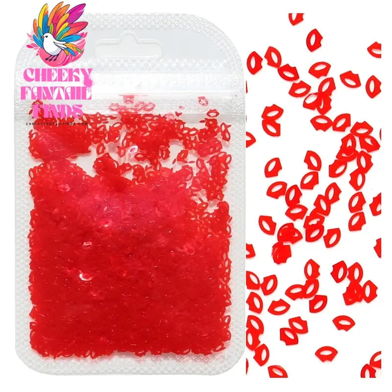 2g Holographic Nail Art Glitter Shiny Sweet Love Heart Flakes Sequins 3D Nails Paillette Manicure Valentine's Day Decorations Cheeky Fantail Finds
