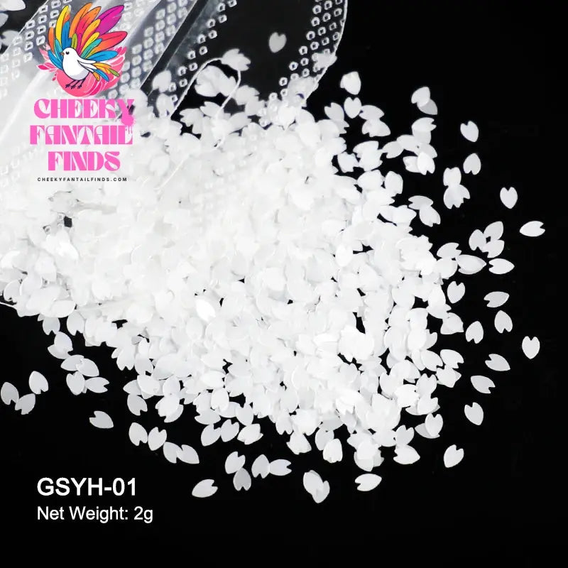 2g Holographic Nail Art Glitter Shiny Sweet Love Heart Flakes Sequins 3D Nails Paillette Manicure Valentine's Day Decorations Cheeky Fantail Finds