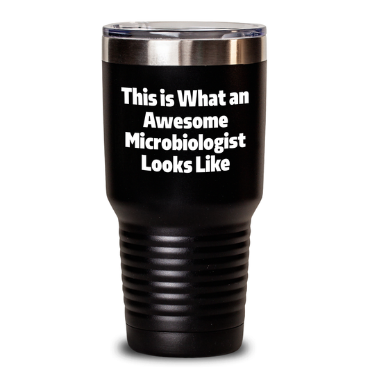 Funny Microbiologist Gifts, Awesome Quote Tumbler, Gifts from Men for Microbiologist Dad, Father's Day Unique Gifts for Him - Main