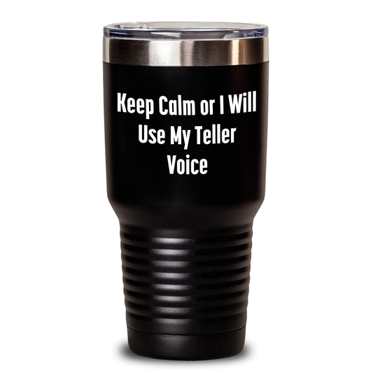 Teller Humor Funny Gifts from Men for Teller Dad Father's Day Unique Tumbler - Main