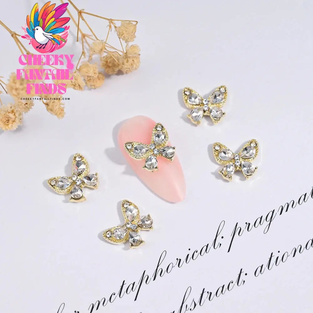 3D Pink/Red Lips Love Valentine Nail Charms Sweet Lover Heart Alloy Design Jewelry Nails Art Manicure Decoration Accessories Cheeky Fantail Finds