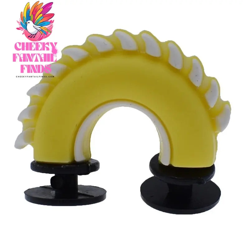 3D Three-dimensional Cartoon Accessories PVC Soft Rubber Shoe Buckles Cheeky Fantail Finds