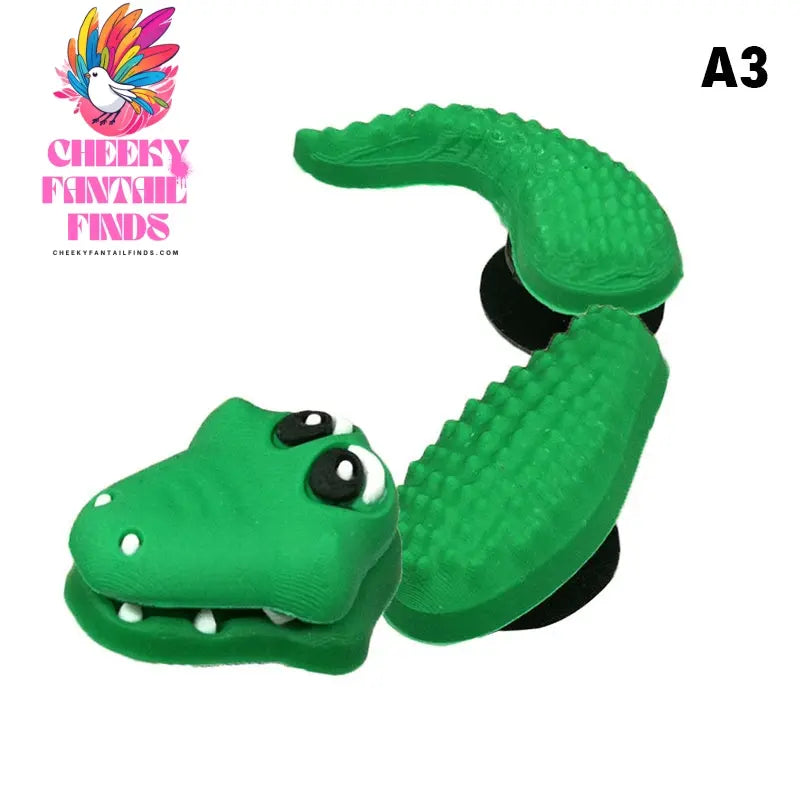 3D Three-dimensional Cartoon Accessories PVC Soft Rubber Shoe Buckles Cheeky Fantail Finds