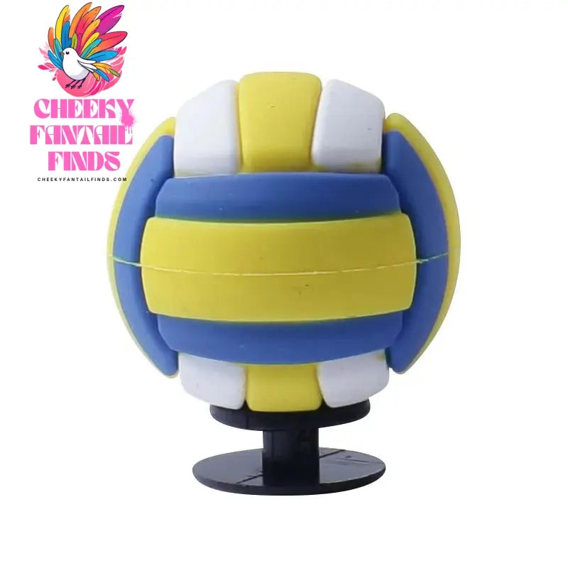 3D stereoscopic basketball soccor vallyball football golf ball shoe buckle charms accessories decorations for sandals clog DIY Cheeky Fantail Finds
