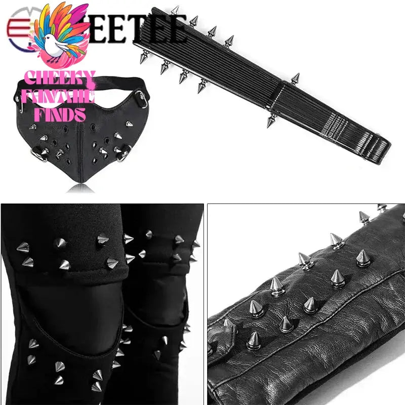 5/10/20Pcs Metal Punk Rivets Bag Purses Cone Studs Spikes Nails Garment Shoes Decor Screw Buttons DIY Leather Crafts Accessories Cheeky Fantail Finds