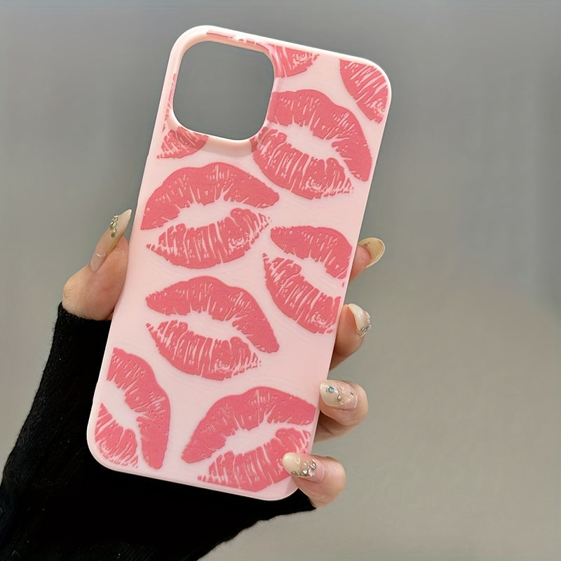 Lips Suitable For Apple 13 Mobile Phone Case For Iphone14pro Frosted 13max 14plus Men's New 7/8plus Women's Silicone 11 Soft Case 12promax All-inclusive 13 Thickened 14promax Protective Case X/xs Lens All-inclusive Xr