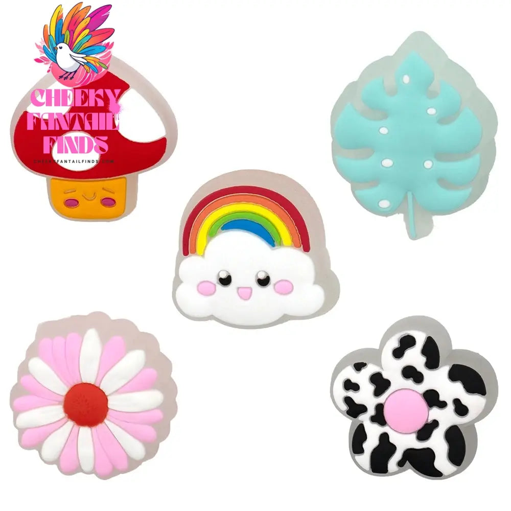 5pcs LED Shoe Charms Lighted Pins for Kids Gifts Glowing Gamepad Shoe Accessories Decorations for Sandals Clog Buckles Ornaments - Cheeky Fantail Finds