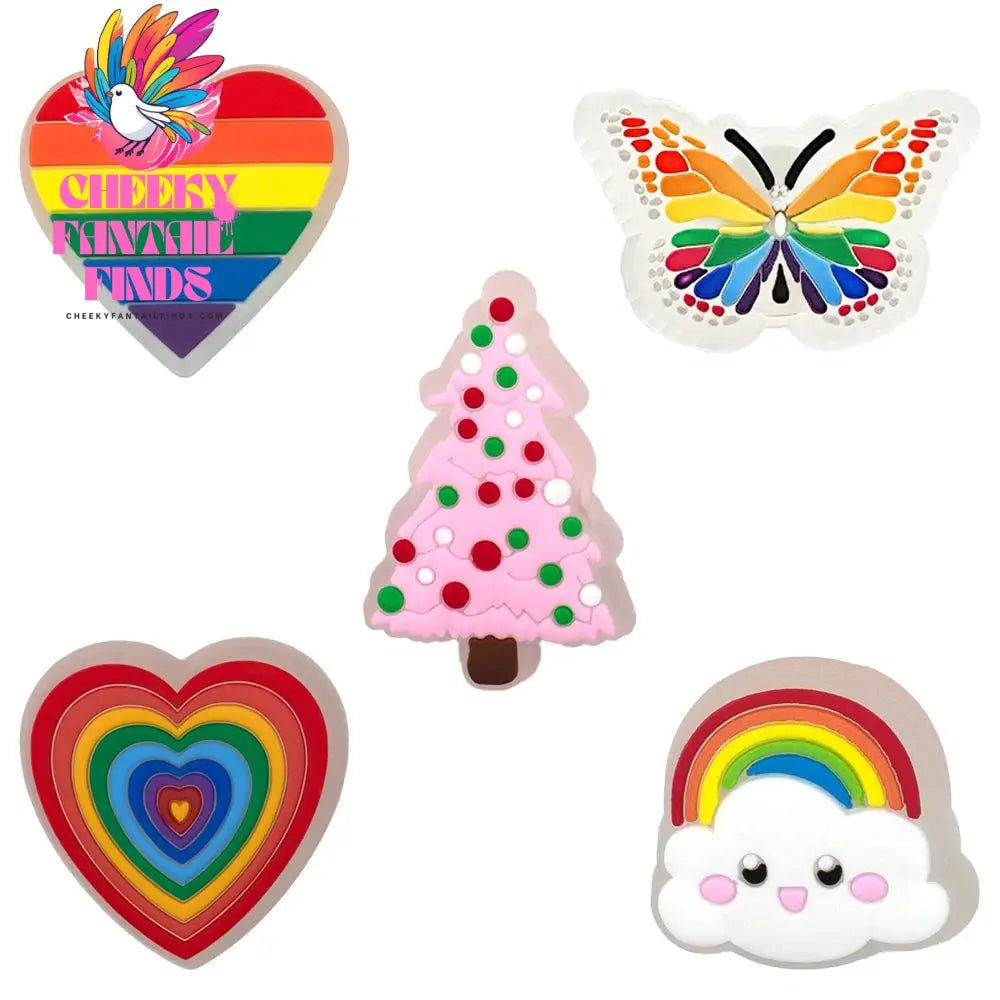 5pcs LED Shoe Charms Lighted Pins for Kids Gifts Glowing Gamepad Shoe Accessories Decorations for Sandals Clog Buckles Ornaments - Cheeky Fantail Finds