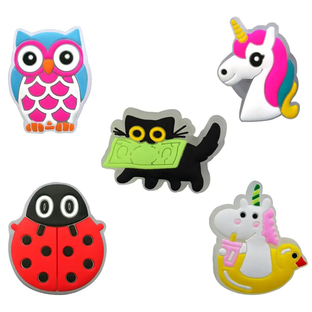 5pcs LED Shoe Charms Lighted Pins for Kids Gifts Glowing Gamepad Shoe Accessories Decorations for Sandals Clog Buckles Ornaments - Cheeky Fantail Finds