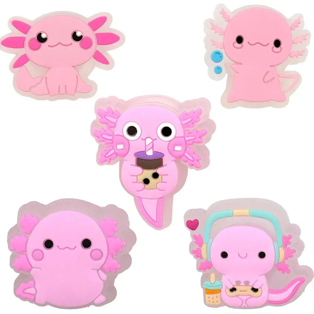 5pcs LED Shoe Charms for Kids Luminous Duck Cat Gamepad Pink Cat Shoe Accessories Pins Women Men Fashion Buckle Shoe Decoration - Cheeky Fantail Finds