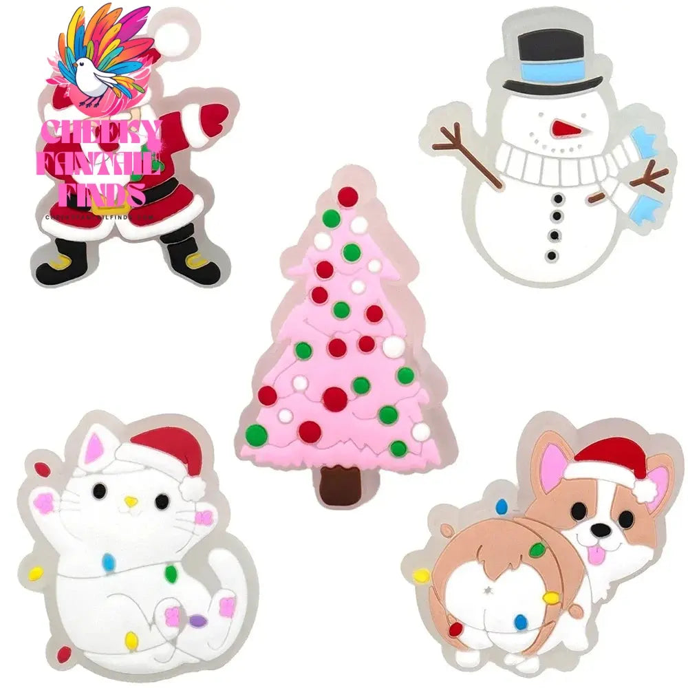 5pcs LED Shoe Charms for Kids Luminous Duck Cat Gamepad Pink Cat Shoe Accessories Pins Women Men Fashion Buckle Shoe Decoration - Cheeky Fantail Finds