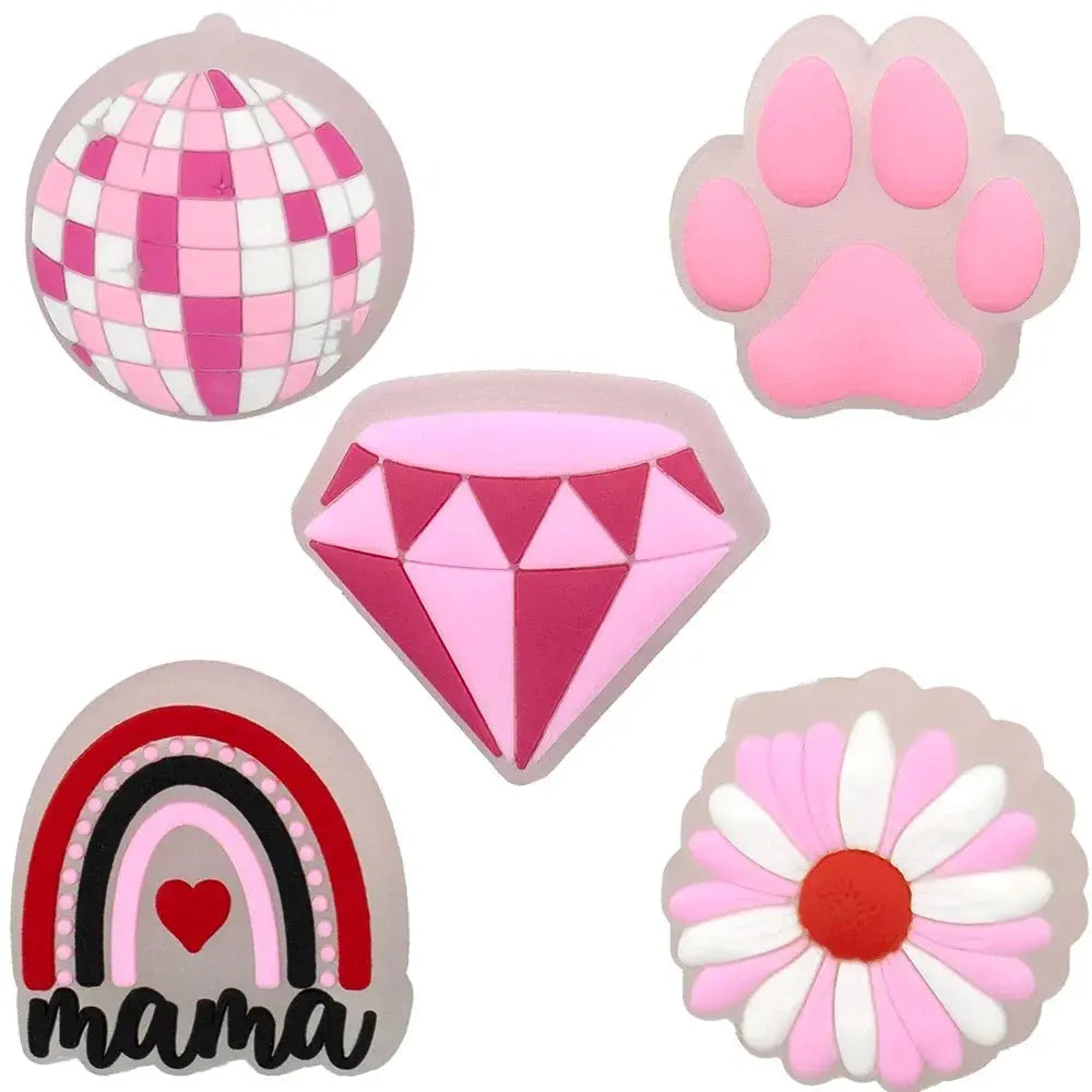 5pcs LED Shoe Charms for Kids Luminous Duck Cat Gamepad Pink Cat Shoe Accessories Pins Women Men Fashion Buckle Shoe Decoration - Cheeky Fantail Finds