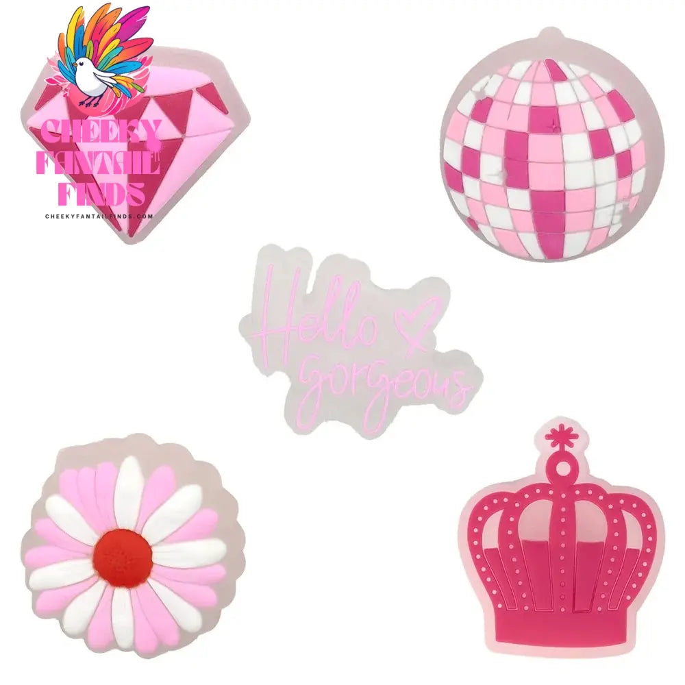 5pcs LED Shoe Charms for Kids Luminous Duck Cat Gamepad Pink Cat Shoe Accessories Pins Women Men Fashion Buckle Shoe Decoration - Cheeky Fantail Finds