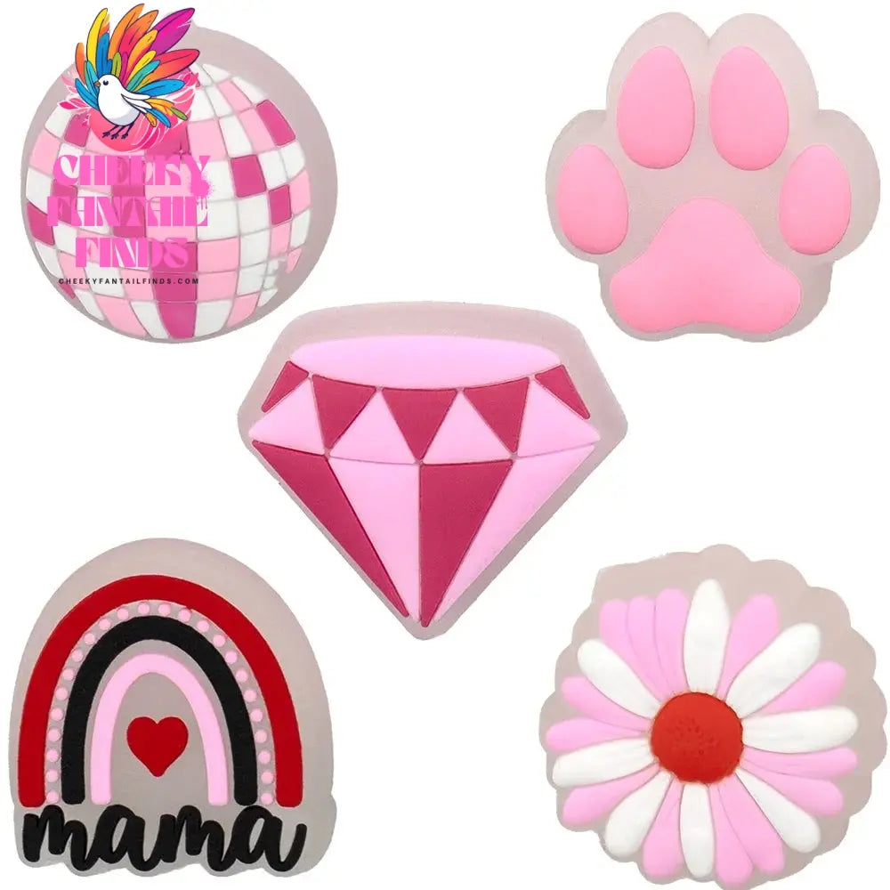 5pcs LED Shoe Charms for Kids Luminous Duck Cat Gamepad Pink Cat Shoe Accessories Pins Women Men Fashion Buckle Shoe Decoration - Cheeky Fantail Finds