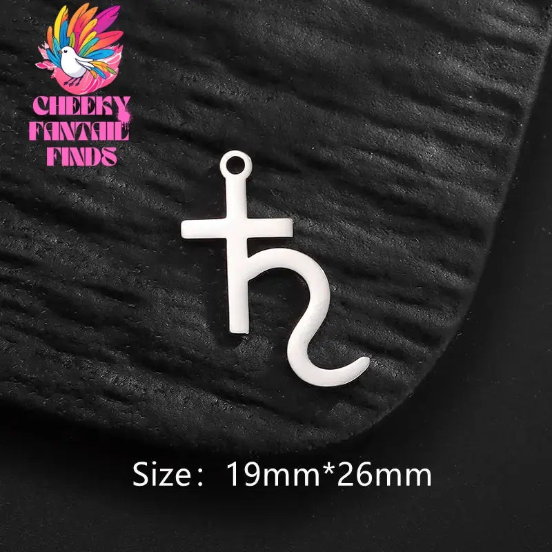 5pcs/Lot Dainty Saturn Symbol Planet Charm Pendant for Stainless Steel Charm Bracelet Necklace Jewelry Making DIY Crafts Cheeky Fantail Finds
