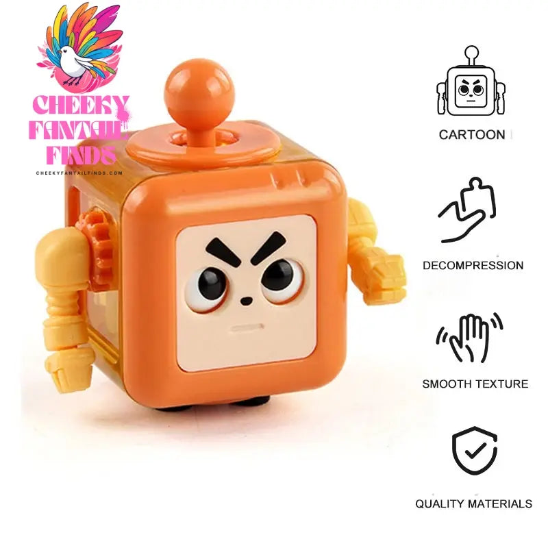 6/12 Sides Cube Decompression Toy Rainbow Stress Relief Autism ADHD OCD Anxiety Sensory Toys Fingertip Desk Toy for Kids Adult Cheeky Fantail Finds