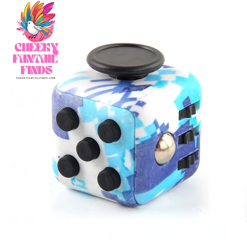 6/12 Sides Cube Decompression Toy Rainbow Stress Relief Autism ADHD OCD Anxiety Sensory Toys Fingertip Desk Toy for Kids Adult Cheeky Fantail Finds