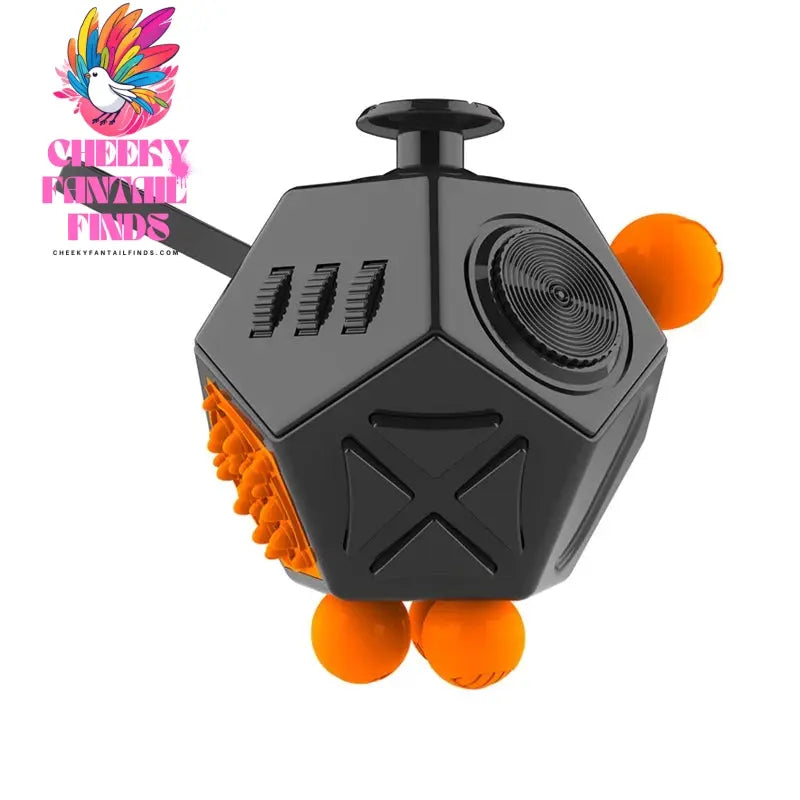 6/12 Sides Cube Decompression Toy Rainbow Stress Relief Autism ADHD OCD Anxiety Sensory Toys Fingertip Desk Toy for Kids Adult Cheeky Fantail Finds