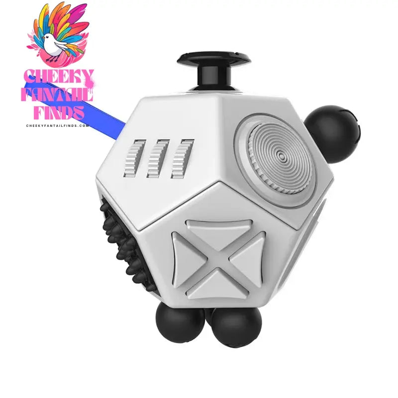 6/12 Sides Cube Decompression Toy Rainbow Stress Relief Autism ADHD OCD Anxiety Sensory Toys Fingertip Desk Toy for Kids Adult Cheeky Fantail Finds
