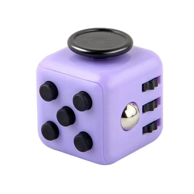 6/12 Sides Cube Decompression Toy Rainbow Stress Relief Autism ADHD OCD Anxiety Sensory Toys Fingertip Desk Toy for Kids Adult Cheeky Fantail Finds
