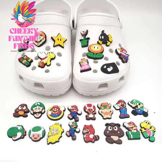6/27pcs Cartoon Anime Shoe Charms Shoe Buckle Decoration Children's Favorite Party Gifts Holiday Gifts Sandals Accessories Cheeky Fantail Finds