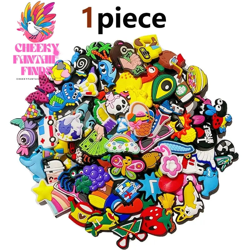 Animals Cute Dog Shoe Charms for Shoe Accessories Decoration Pin Bracelet Wristband DIY Kids Women Gifts Cheeky Fantail Finds