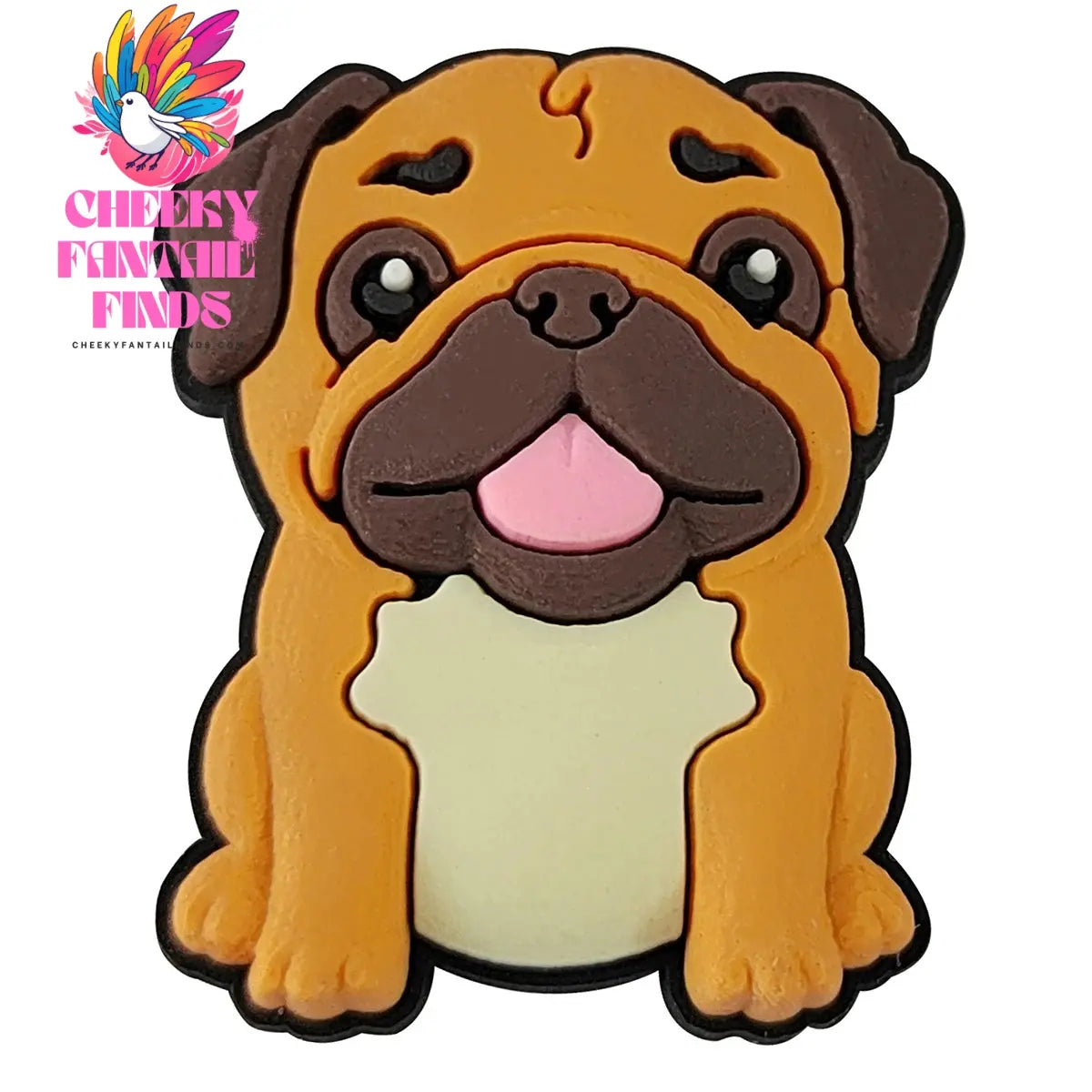Animals Cute Dog Shoe Charms for Shoe Accessories Decoration Pin Bracelet Wristband DIY Kids Women Gifts Cheeky Fantail Finds