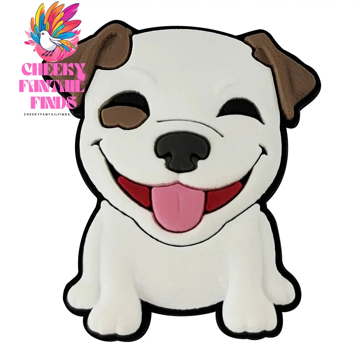 Animals Cute Dog Shoe Charms for Shoe Accessories Decoration Pin Bracelet Wristband DIY Kids Women Gifts Cheeky Fantail Finds
