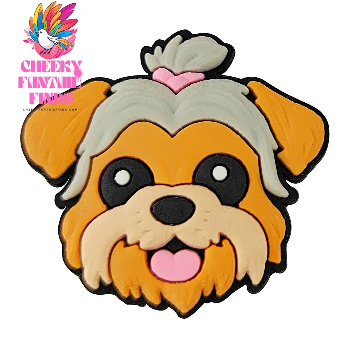 Animals Cute Dog Shoe Charms for Shoe Accessories Decoration Pin Bracelet Wristband DIY Kids Women Gifts Cheeky Fantail Finds