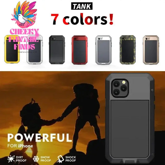 Armor Metal Aluminum Shockproof Case for iPhone 16 15 Pro Max iPhone 16 15 Plus 15 Pro Outdoor Military Phone Cover Cheeky Fantail Finds