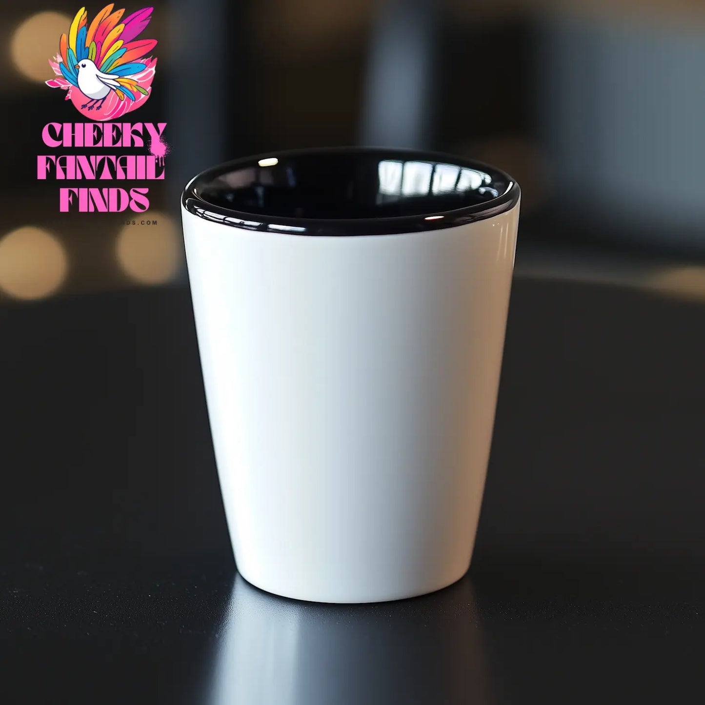 Balinese Cat Mom Ever's Unique Gift for Dad on Father's Day, Balinese Cat Shot Glass, Funny Quote, White Shot Glass, 1.5oz, Ceramic, Microwave and Dishwasher Safe - Image 4