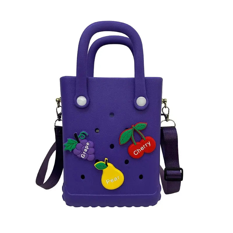 Beach Tote Silicone Basket with Sand Waterproof Travel Bag Sandproof Handbag Multi-Purpose Storage Bag for Boat Pool Sports Gyms - Cheeky Fantail Finds