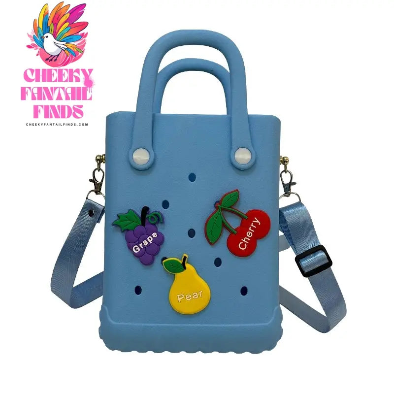Beach Tote Silicone Basket with Sand Waterproof Travel Bag Sandproof Handbag Multi-Purpose Storage Bag for Boat Pool Sports Gyms - Cheeky Fantail Finds