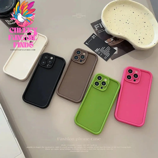 Beige Brown Black Stylish Phone Case for iPhone 15 14 13 12 11 Pro Max Plus 7 8 SE X XR XS Max, Slim Protective Shockproof Cover Cheeky Fantail Finds