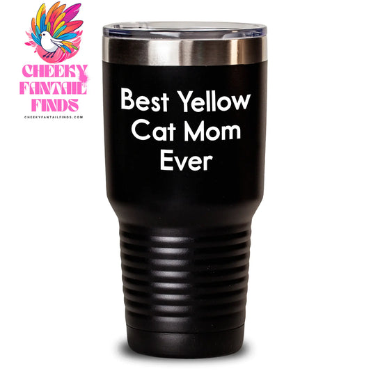 Best Yellow Cat Mom Ever Funny Yellow Cat Lover Gifts Unique Father's Day Unique Gifts for Dad from Mom to Son - Main