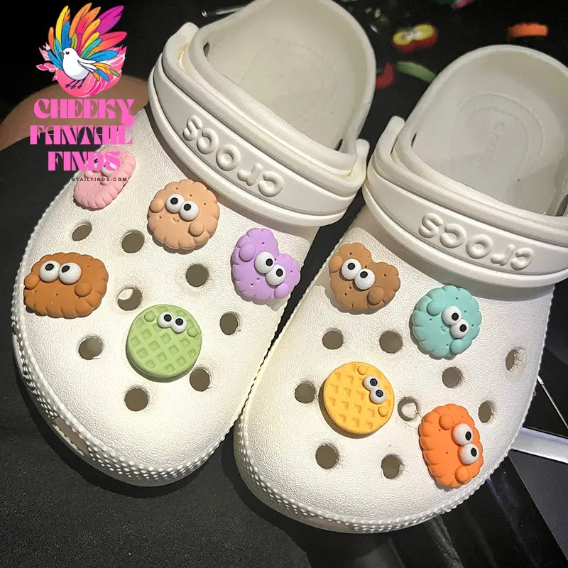 Biscuit Hole Shoes Accessories Shoe Buckle Diy Shoe Flower Decoration Accessories Cheeky Fantail Finds