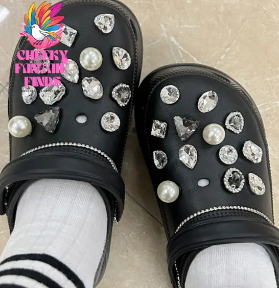 Bowknot Pearl Sneakers Accessories Shoe Buckle Jewelry Cheeky Fantail Finds