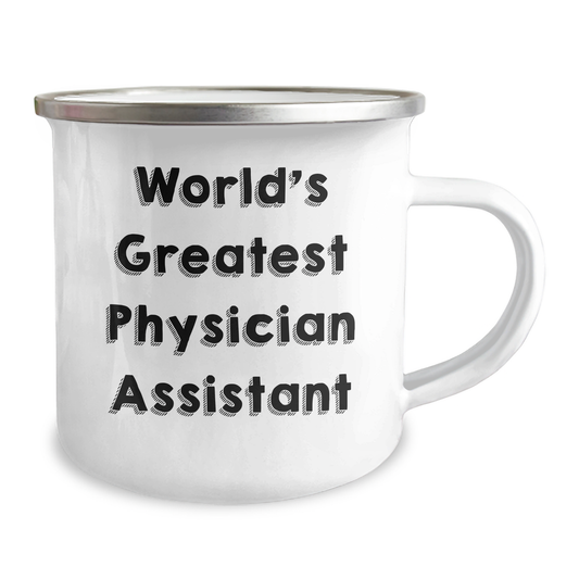 World's Greatest Physician Assistant Funny Camping Mug Gifts from Friends for Dad on Father's Day - Image 2