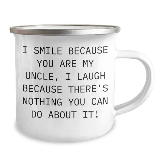 Funny Uncle Camping Mug, Gifts from Family, Unique Father's Day Unique Gifts for Him, Uncle Jokes - Image 2