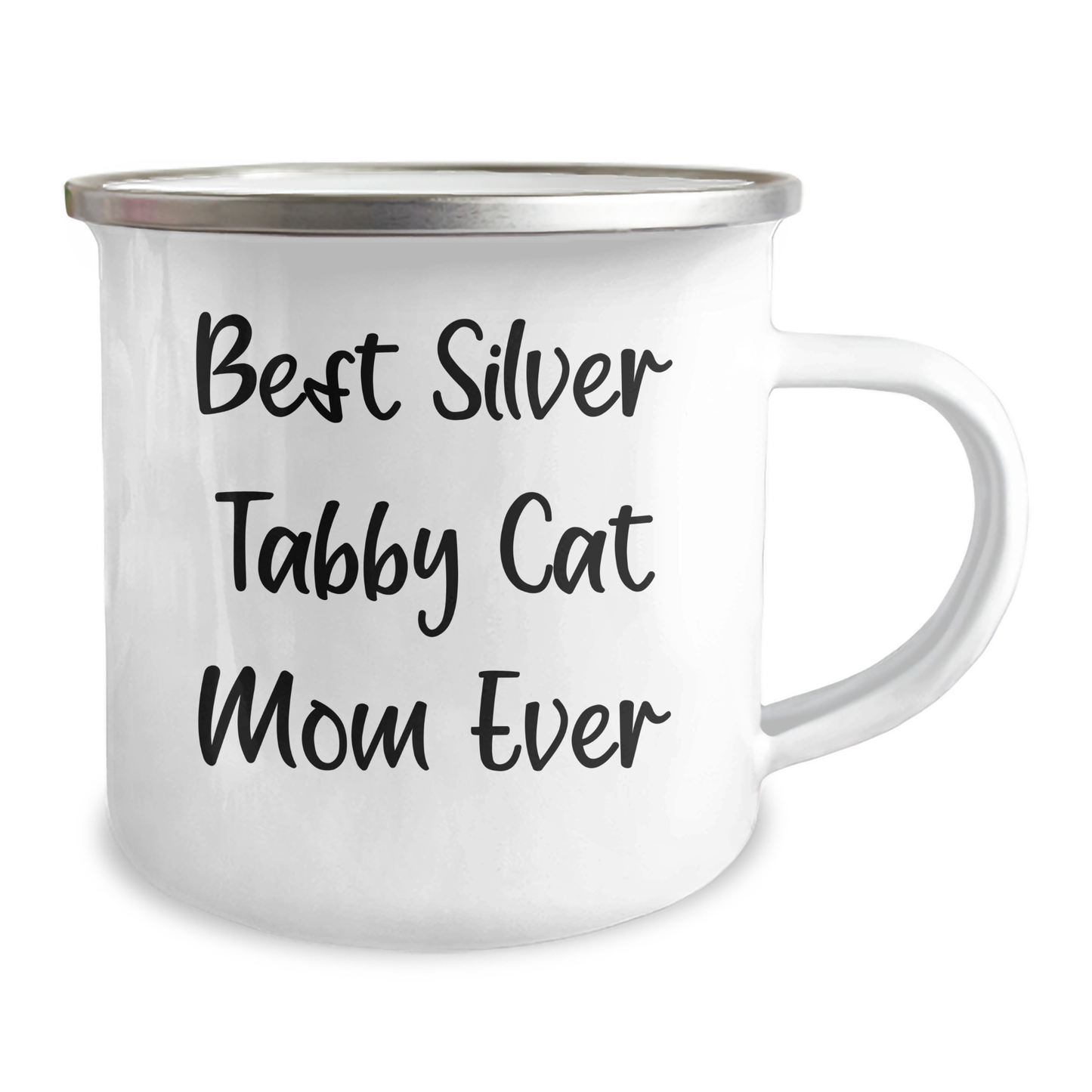 Best Silver Tabby Cat Mom Ever Gifts | Funny Silver Tabby Cat Camping Mug | Gifts For Silver Tabby Cat Lovers | Father's Day Unique Gifts From Son Daughter - Image 2