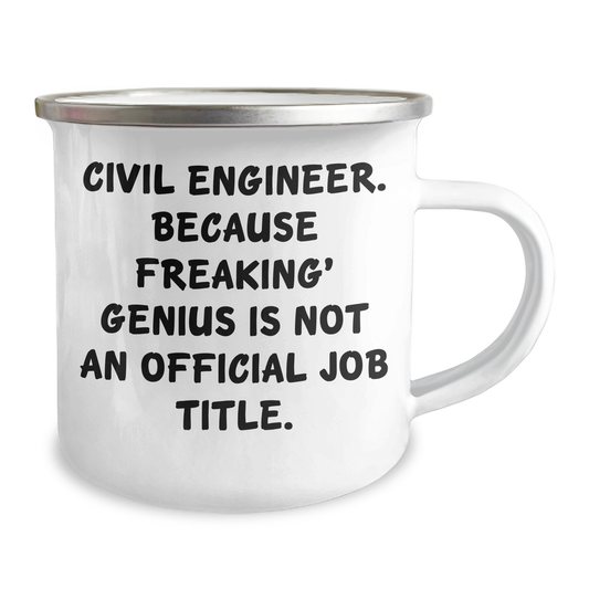 Civil Engineer Gifts, Funny Quote, Camping Mug for Dad, Father's Day Unique Gifts from Friends, Gifts for Civil Engineer - Image 2