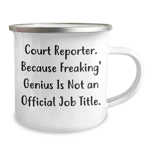 Funny Court Reporter Mugs, Gifts from Friends, Gifts for Court Reporters, Camping Mugs for Father's Day Unique Gifts - Image 2