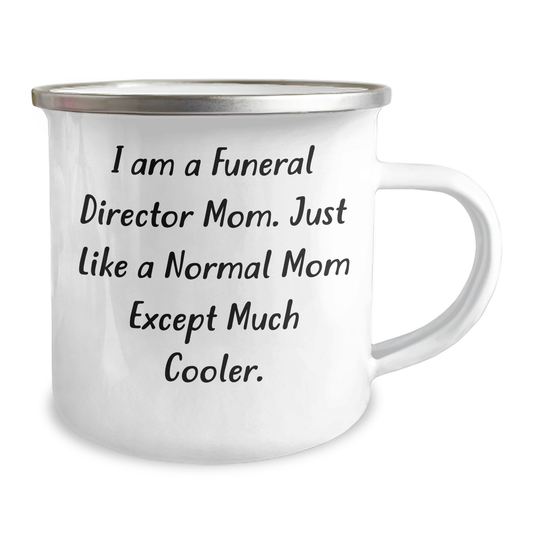 Funeral Director Mom Gifts, 'I Am A Funeral Director Mom' Camping Mug for Dad, Father's Day Unique Gifts from Family - Image 2