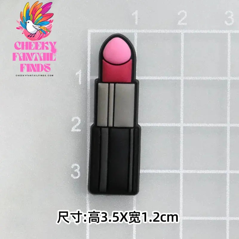 CCF 20P Cute Cartoon PVC Pink Fashion Barbie Shoe Flowers DIY Hole Shoes Sandals Charm Shoes Accessories Party Festival Gifts Cheeky Fantail Finds