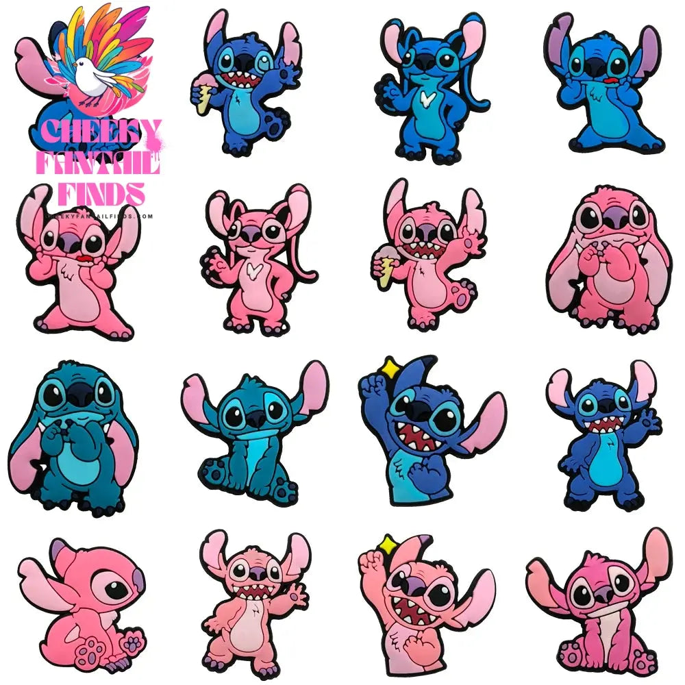 CCF 25 sets Cartoon Anime Shoe Charms Accessories PVC Shoe Decrations Wristband Buckle Kids X-mas Gifts Cheeky Fantail Finds