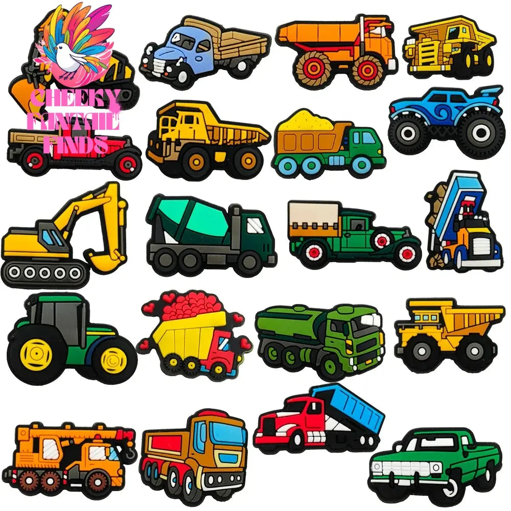 CCF 25 sets Cartoon Anime Shoe Charms Accessories PVC Shoe Decrations Wristband Buckle Kids X-mas Gifts Cheeky Fantail Finds