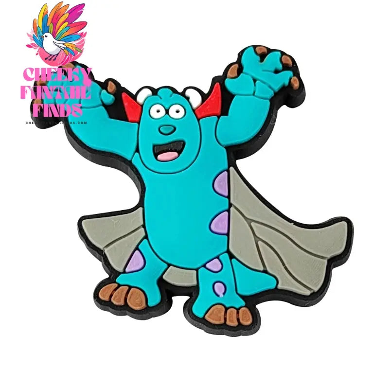 CCF Cartoon Shoe Decoration Charms Monsters Inc. University PVC Shoe Accessories Christmas Gift for Kids Party Favors Cheeky Fantail Finds