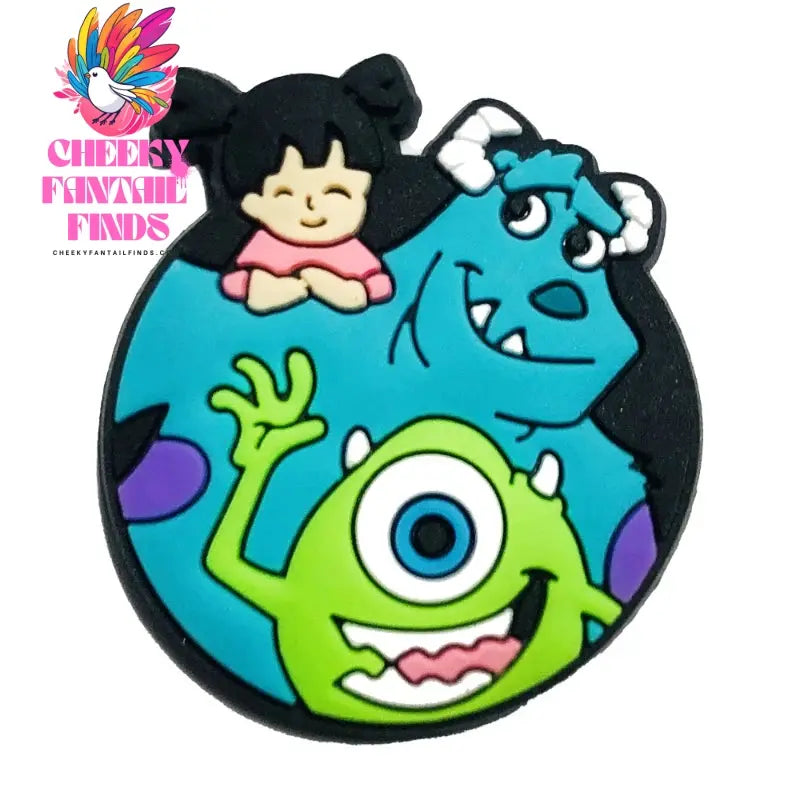 CCF Cartoon Shoe Decoration Charms Monsters Inc. University PVC Shoe Accessories Christmas Gift for Kids Party Favors Cheeky Fantail Finds